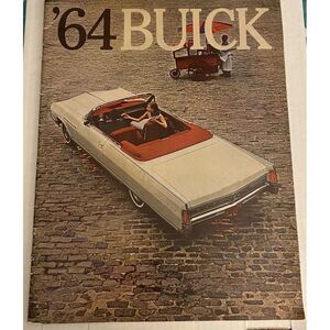 1964 Buick LeSabre Wildcat Electra Riviera Full Line Oversize Sale Brochure Orig